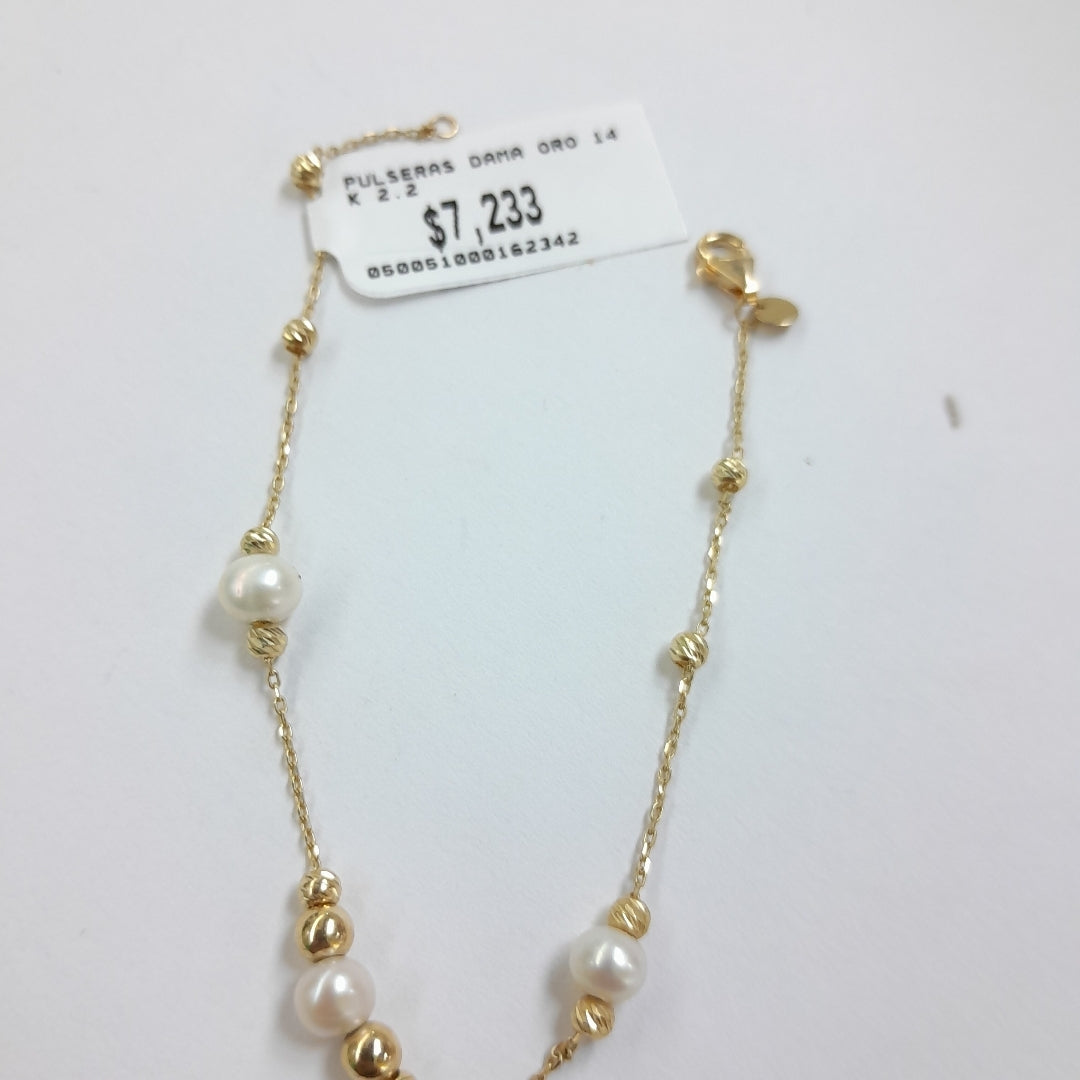 PULSERAS DAMA ORO 14K 2.2 (NUEVO)