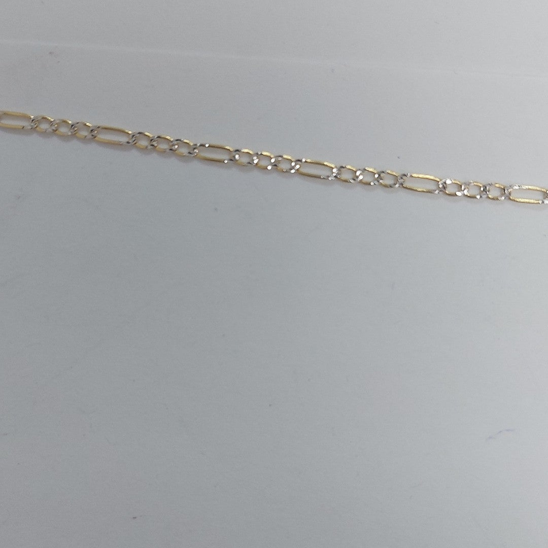 CADENAS CARTIER 3*1 DIAMANTADA ORO 14K 3.3 (NUEVO)