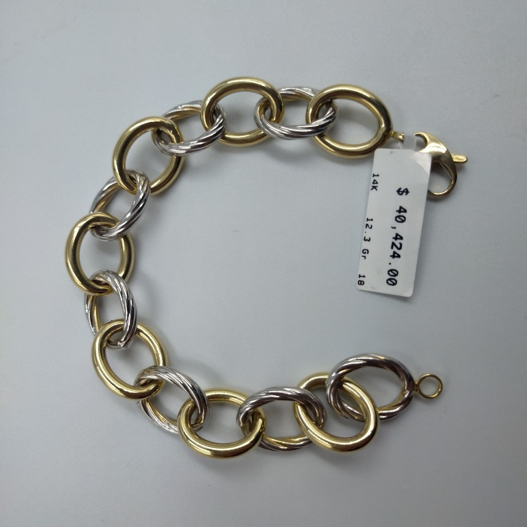 PULSERAS DAMA ORO 14K 12.3 (NUEVO)