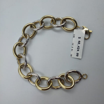 PULSERAS DAMA ORO 14K 12.3 (NUEVO)