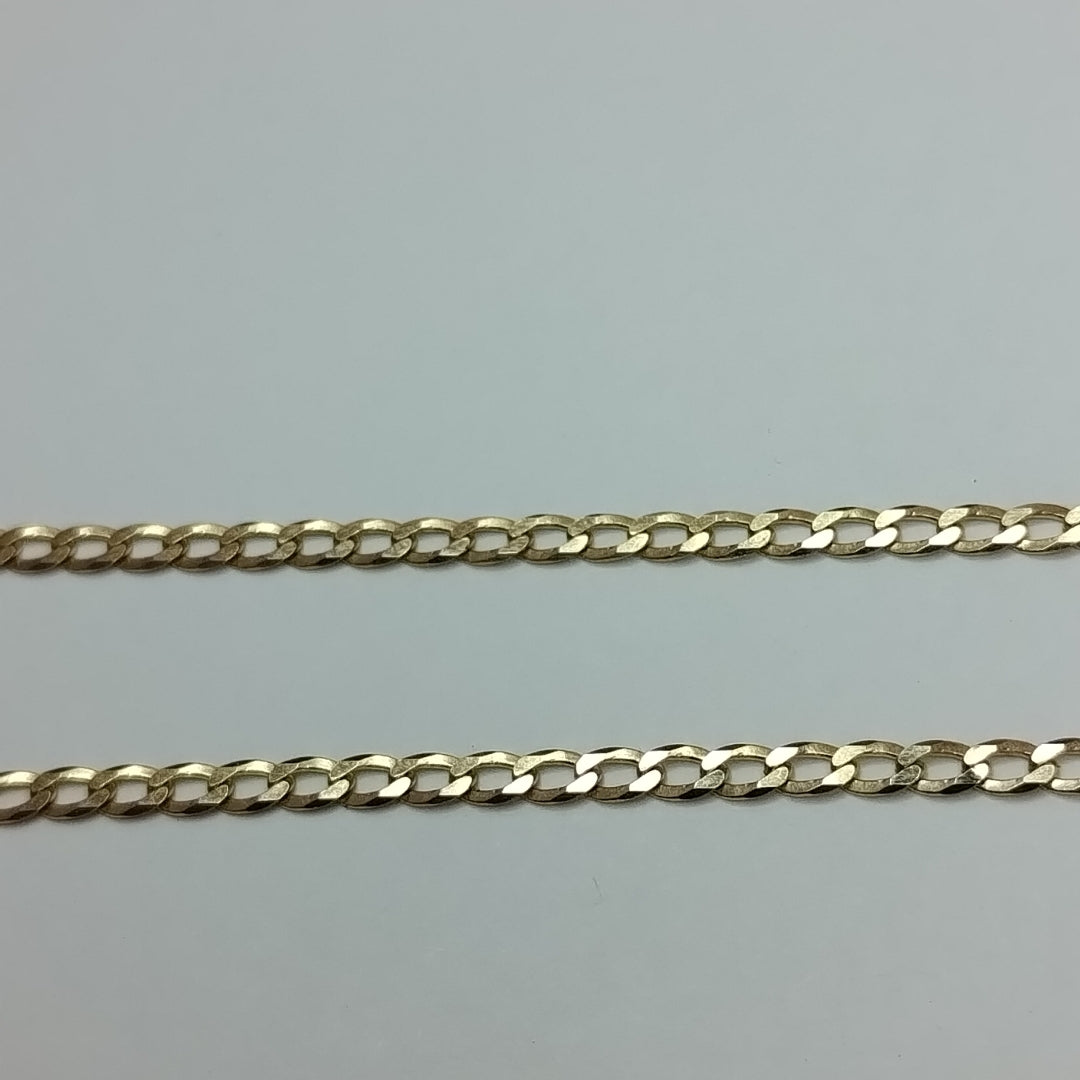 CADENAS BARBADA AMARILLA ORO 14K 5.2 (NUEVO)