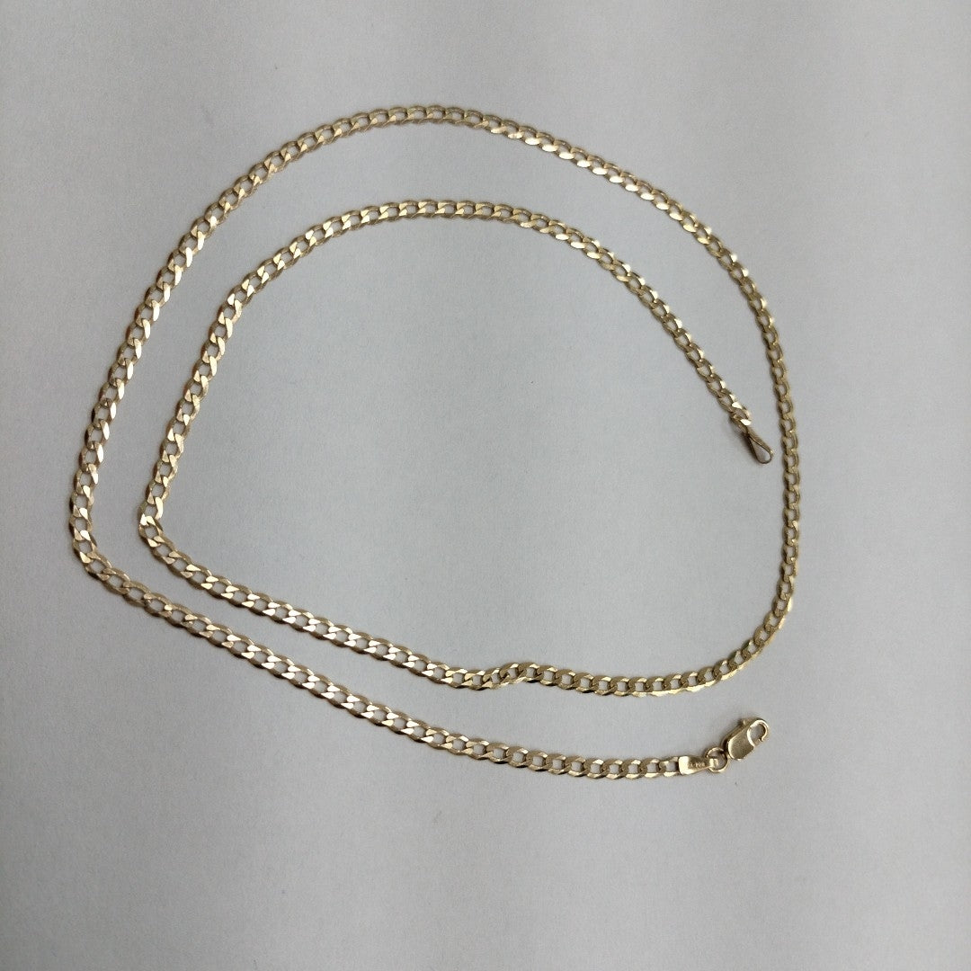 CADENAS BARBADA AMARILLA ORO 14K 4.5 (NUEVO)