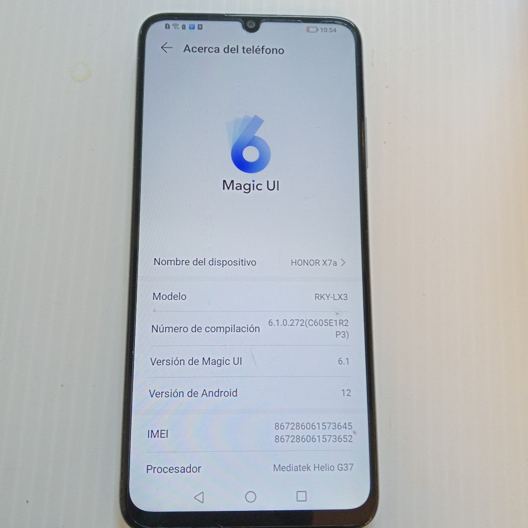 CELULAR HONOR X7A RKY-LX3 128 GB 6 GB RAM (SEMINUEVO)