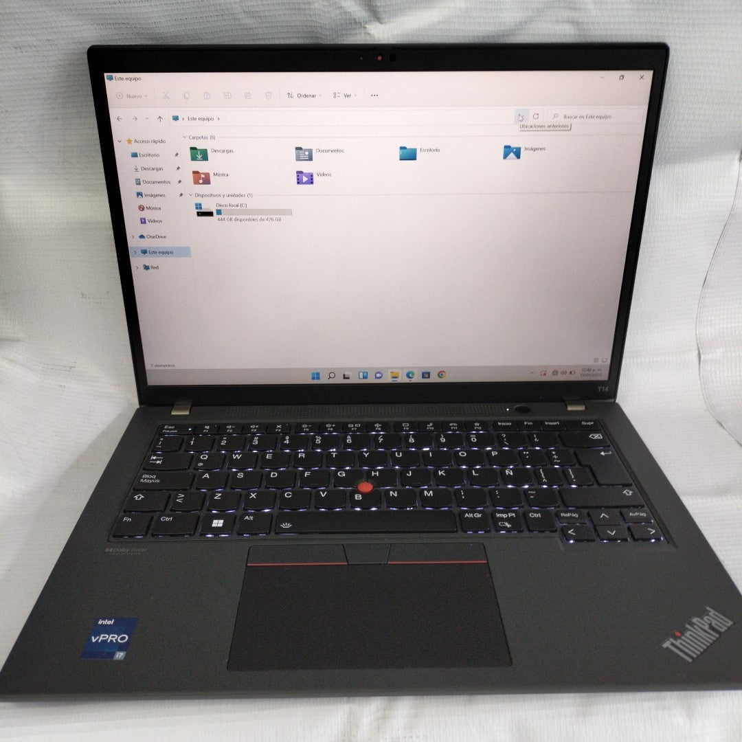 LAPTOP LENOVO THINKPAD T14 GEN 3 (2023) 512 GB SSD 16 GB RAM (SEMINUEVO)