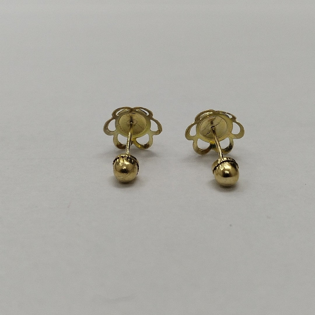 BROQUELES ORO 14K 1 (NUEVO)