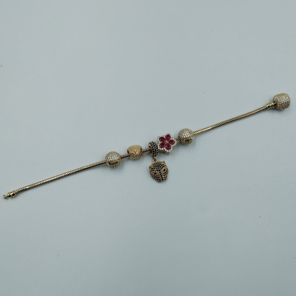 PULSERA CHARM ORO 14K 19.3 (NUEVO)