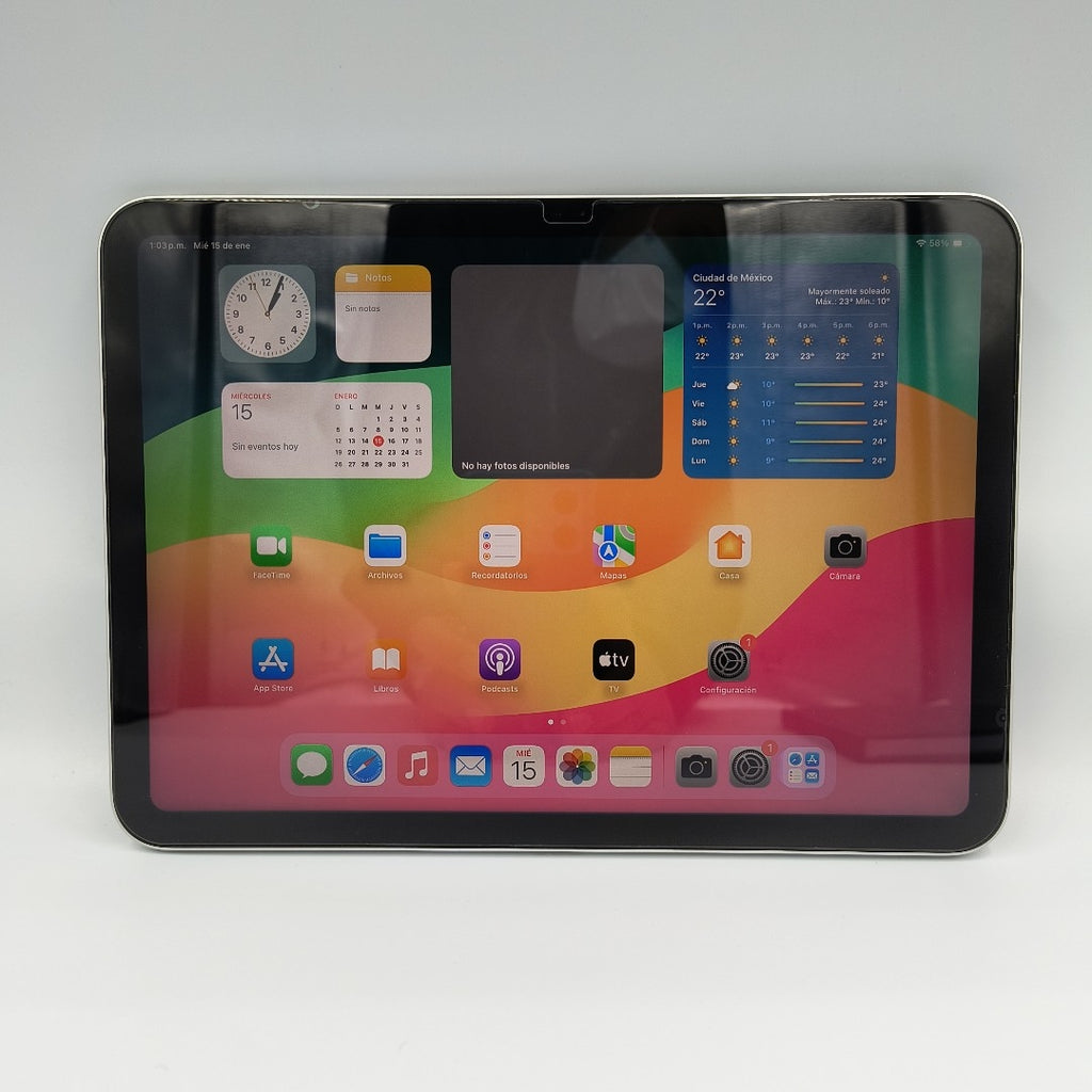 TABLETA APPLE IPAD 10 A2696 256 GB 4 GB RAM (SEMINUEVO)