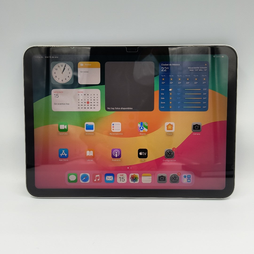 TABLETA APPLE IPAD 10 A2696 256 GB 4 GB RAM (SEMINUEVO)