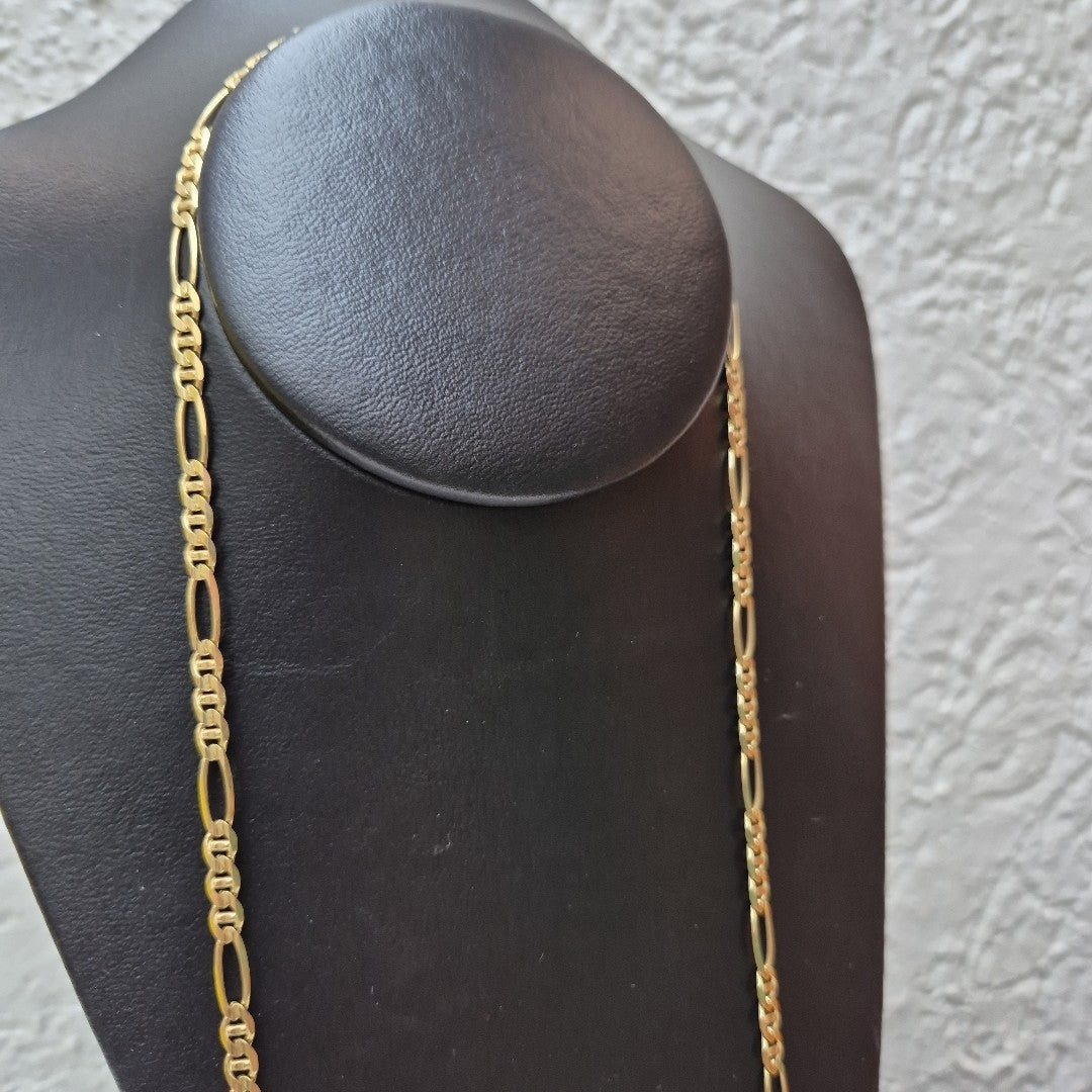 CADENAS CARTIER 3*1 AMARILLA ORO 10K 12.8 (NUEVO)