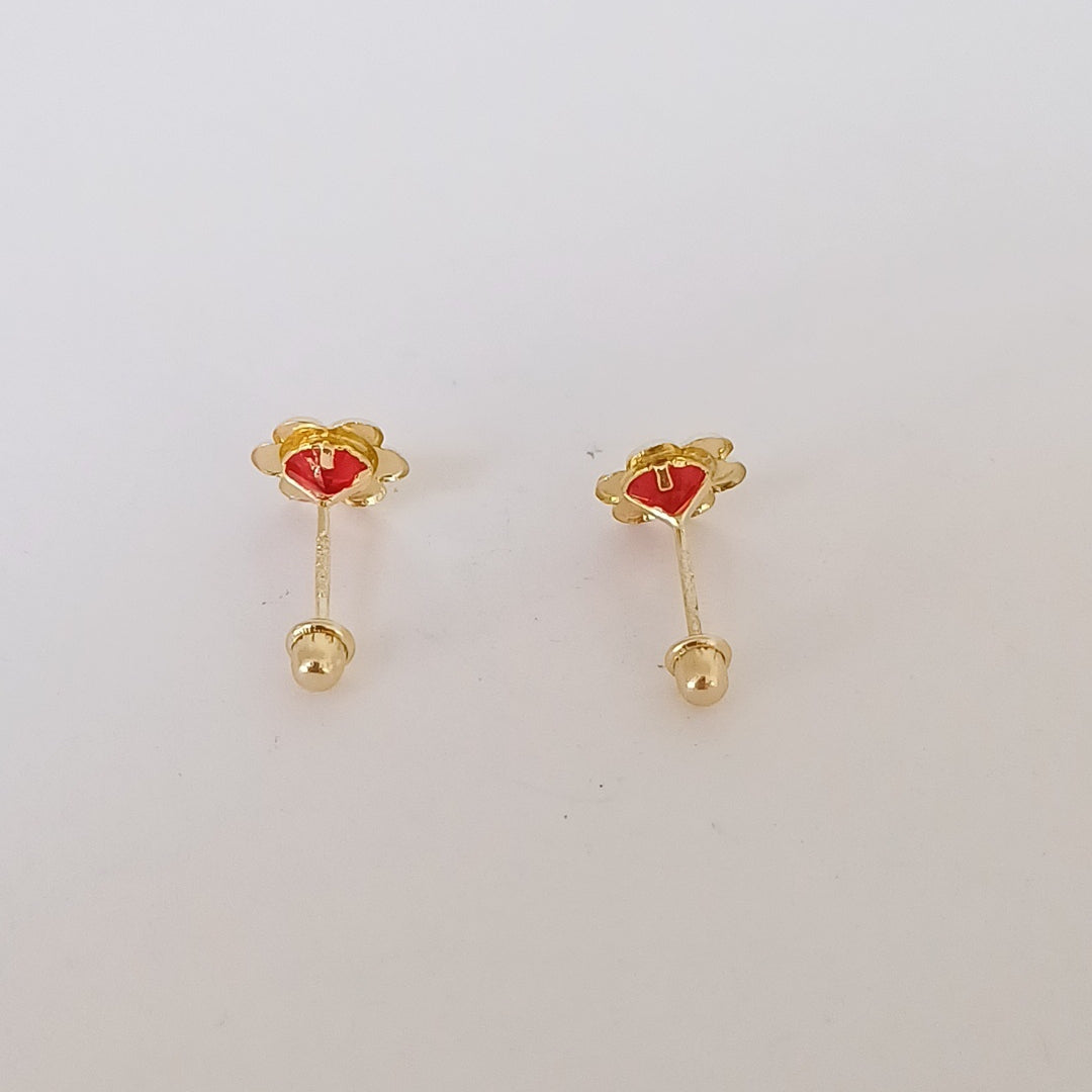 BROQUELES ORO 14K 1 (NUEVO)