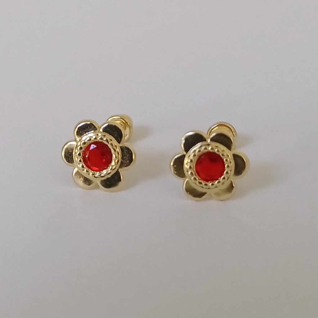 BROQUELES ORO 14K 1 (NUEVO)