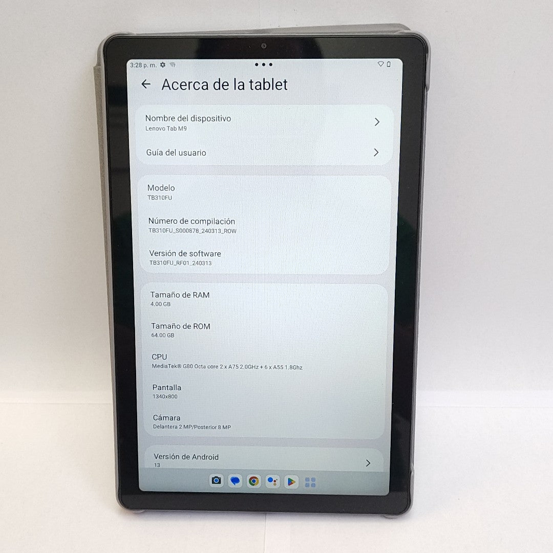 TABLETA LENOVO TAB M9 TB310FU (2023) 64 GB 4 GB RAM (SEMINUEVO)