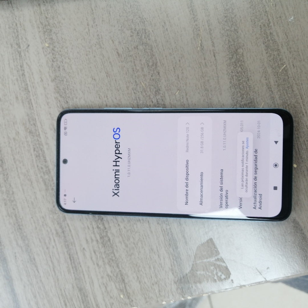 CELULAR XIAOMI REDMI NOTE 12S 2303ERA42L (2023) 256 GB 8 GB RAM (SEMINUEVO)