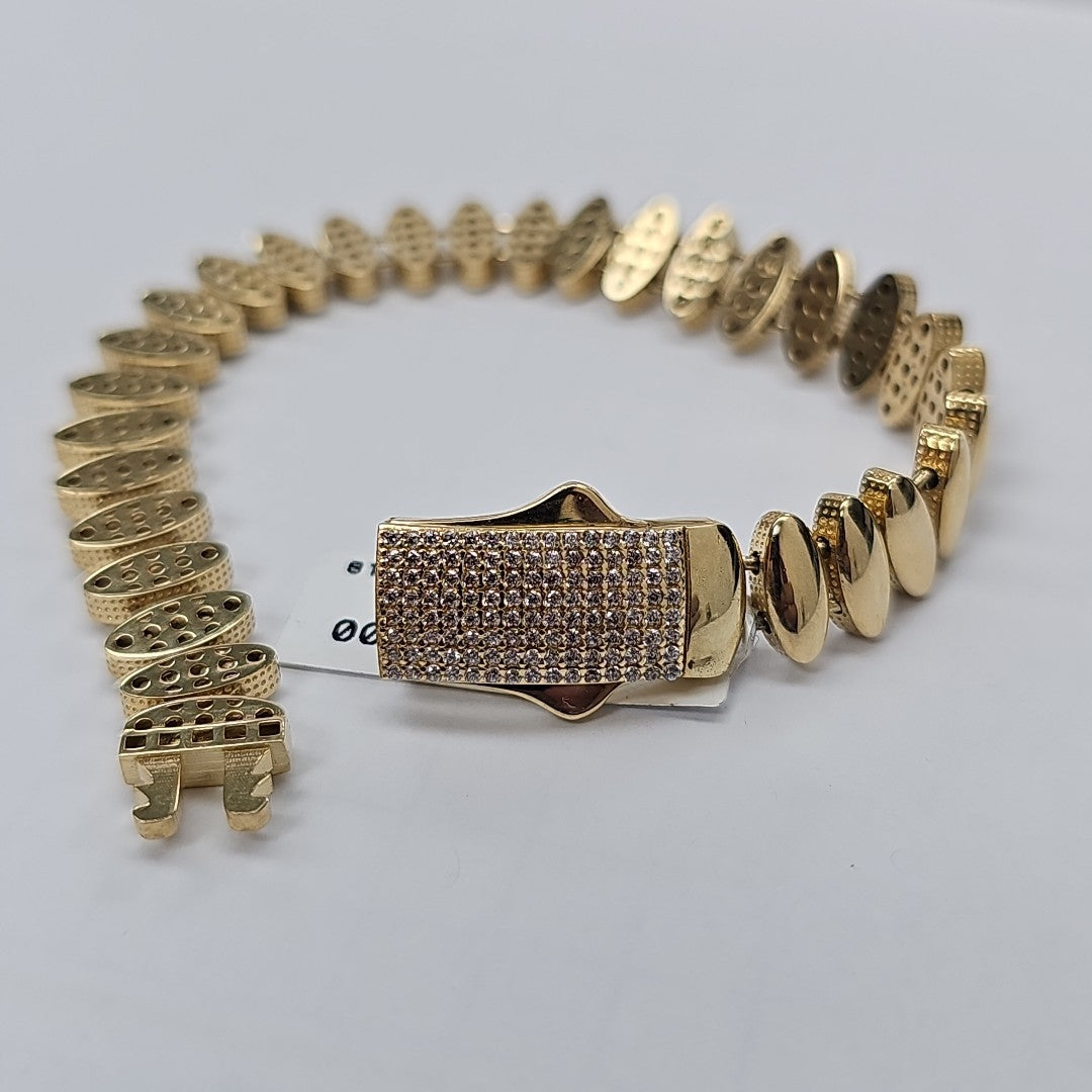 PULSERAS DAMA ORO 14K 16 (NUEVO)