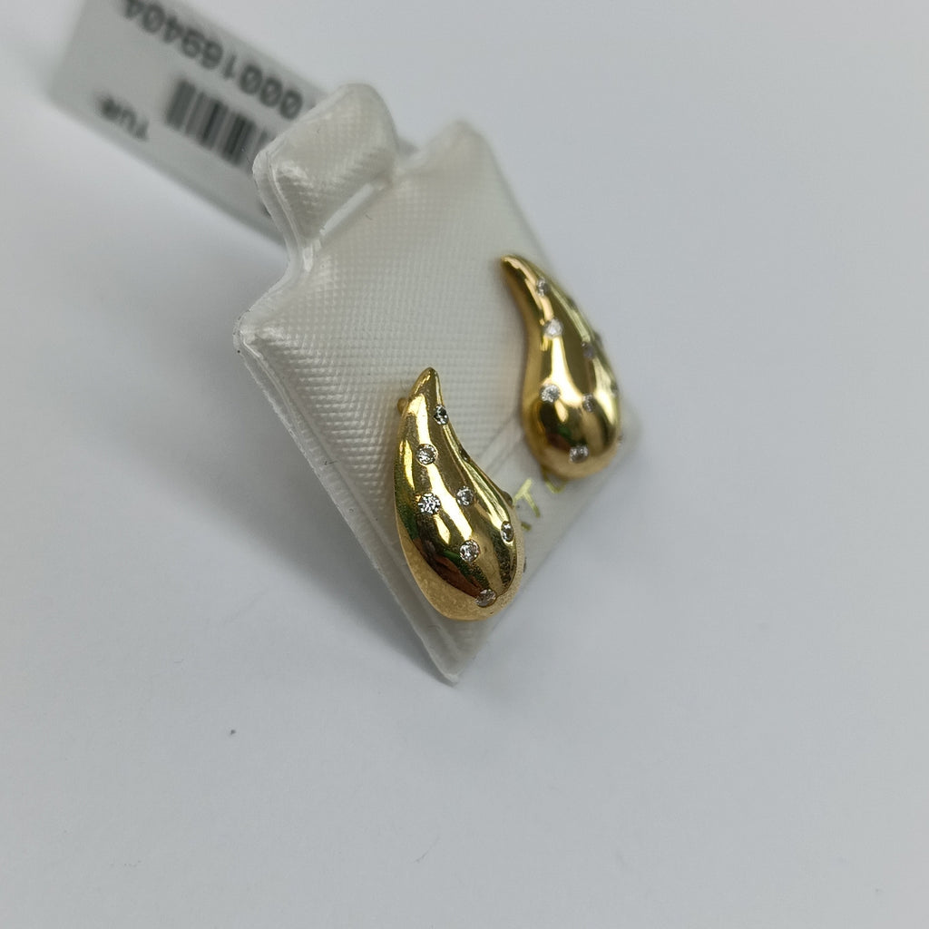 BROQUELES ORO 14K 2 (NUEVO)