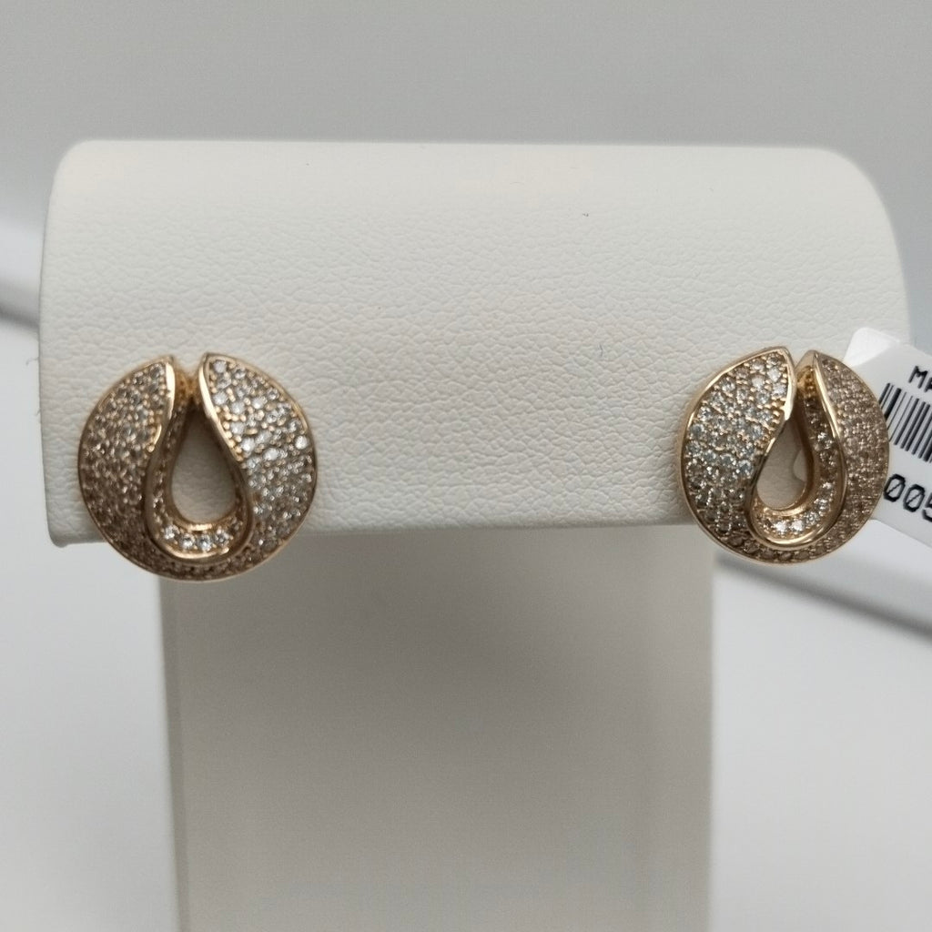 BROQUELES ORO 14K 3.7 (NUEVO)