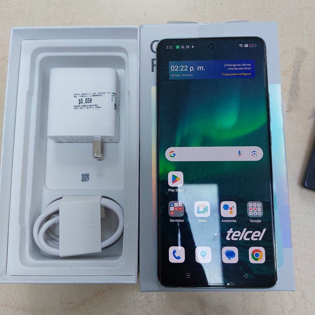 CELULAR OPPO  RENO11 5G CPH2599 (2024) 256 GB 8 GB RAM (SEMINUEVO)