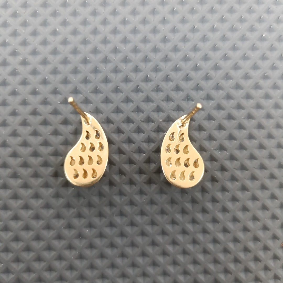 BROQUELES ORO 14K 2.1 (NUEVO)
