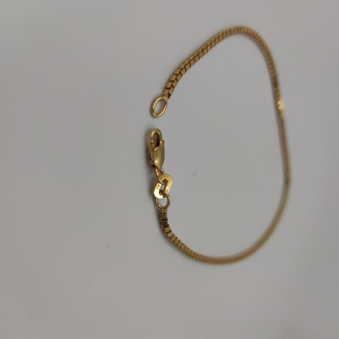 PULSERAS CABALLERO ORO 14K 3.4 (NUEVO)