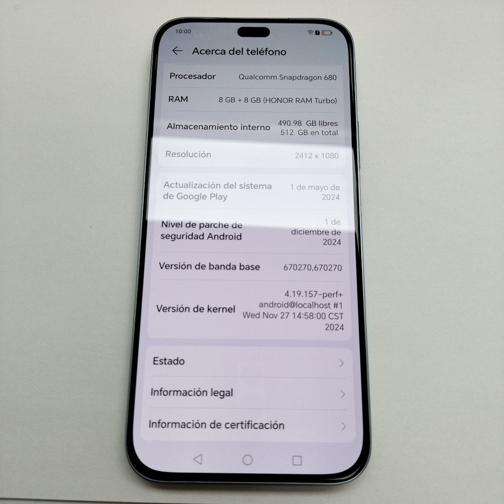 CELULAR HONOR X8B LLY-LX3 (2023) 512 GB 8 GB RAM (SEMINUEVO)