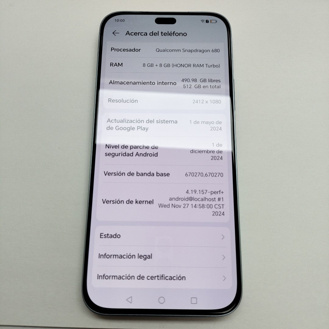 CELULAR HONOR X8B LLY-LX3 (2023) 512 GB 8 GB RAM (SEMINUEVO)