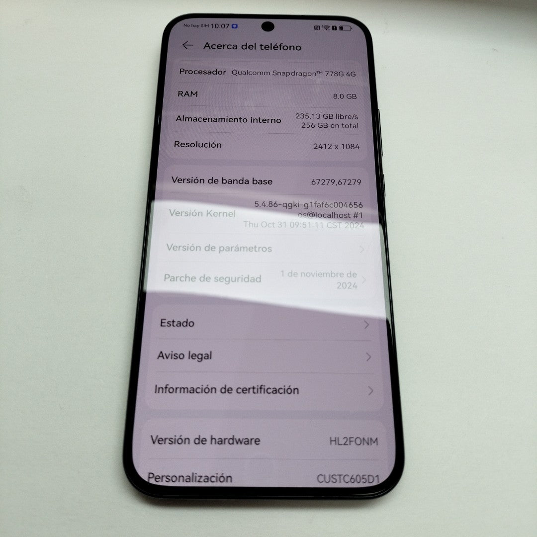 CELULAR HUAWEI NOVA 11 FOA-LX9 (2023) 256 GB 8 GB RAM (SEMINUEVO)