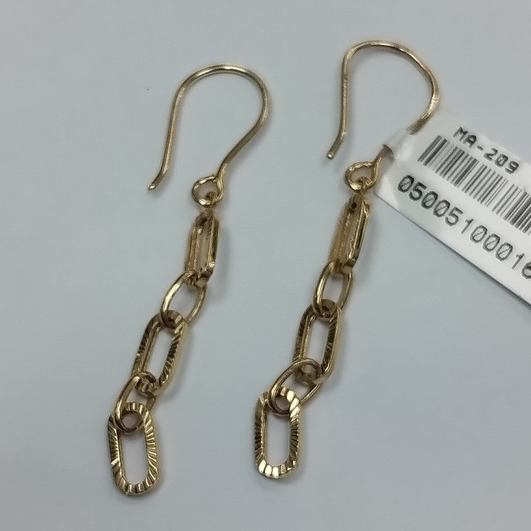 BROQUELES ORO 14K 1.9 (NUEVO)