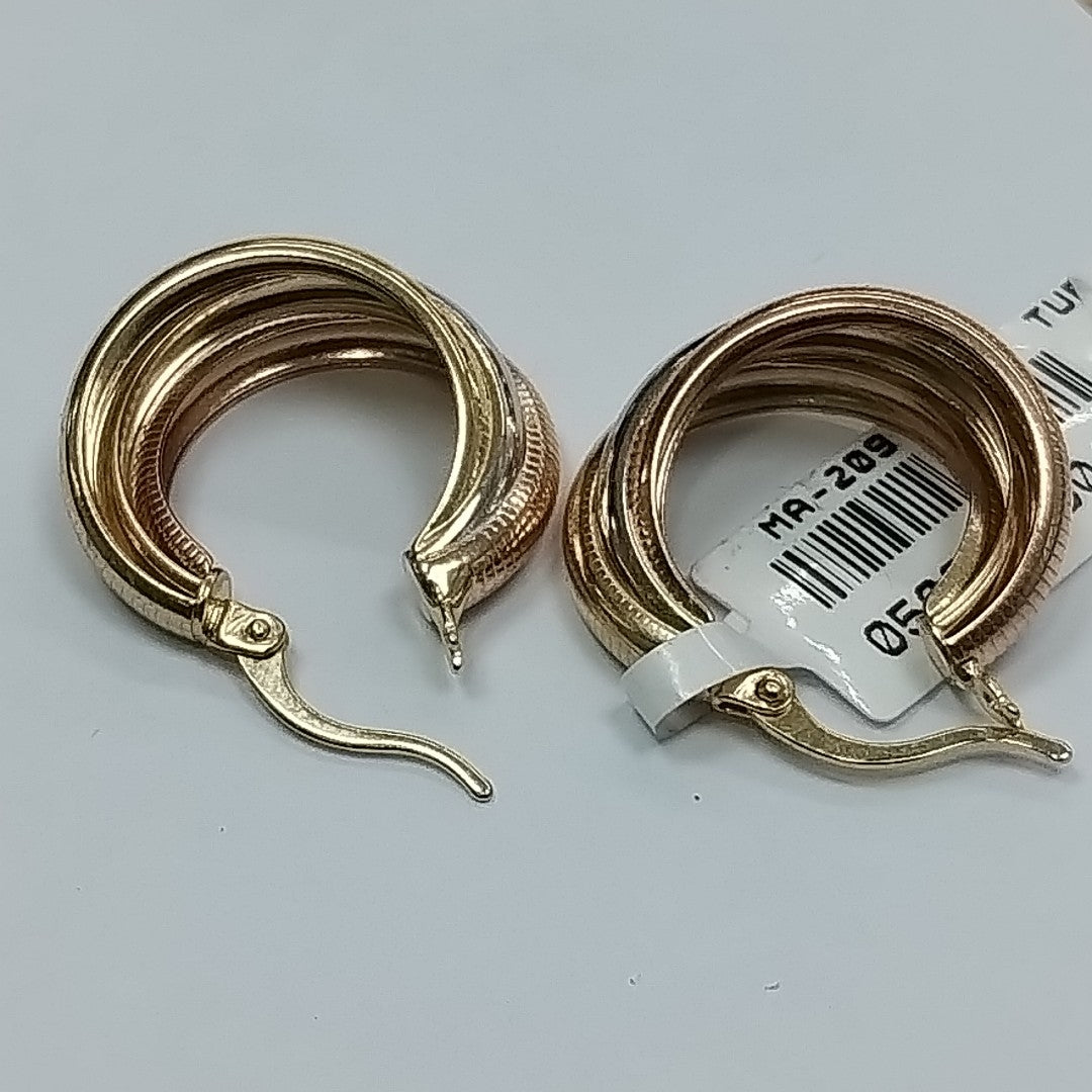 ARRACADAS ORO 14K 3.8 (NUEVO)