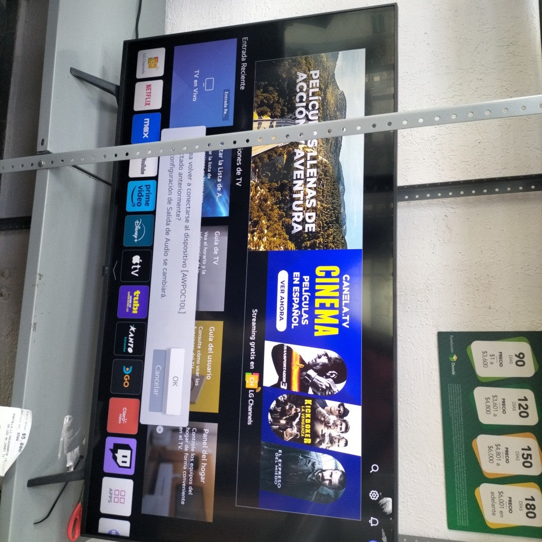 PANTALLA LG 50UQ8000PSB (2022) 50&quot; LED 4K (SEMINUEVO)