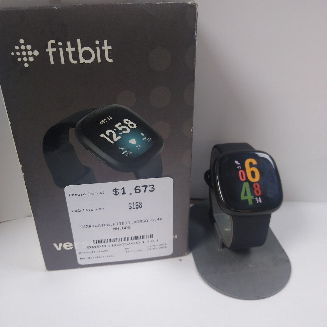 SMARTWATCH FITBIT VERSA 3 40 MM GPS (SEMINUEVO)
