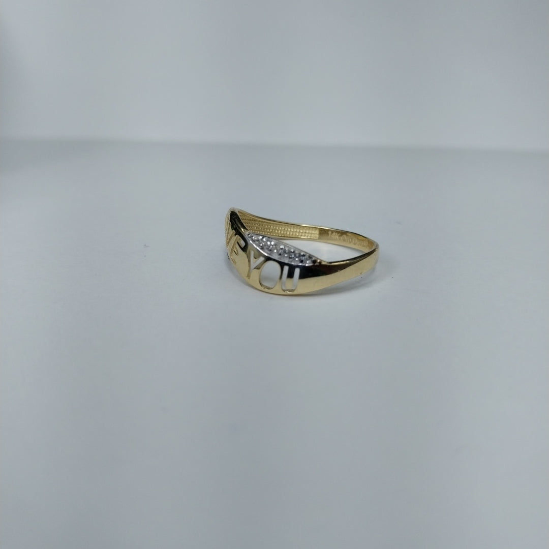 ANILLOS DAMA ORO 14K 1.4 (NUEVO)