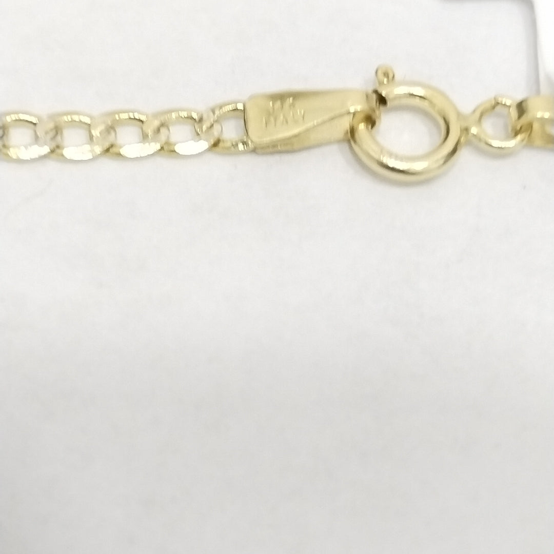 CADENAS BARBADA DIAMANTADA ORO 14K 5.4 (NUEVO)