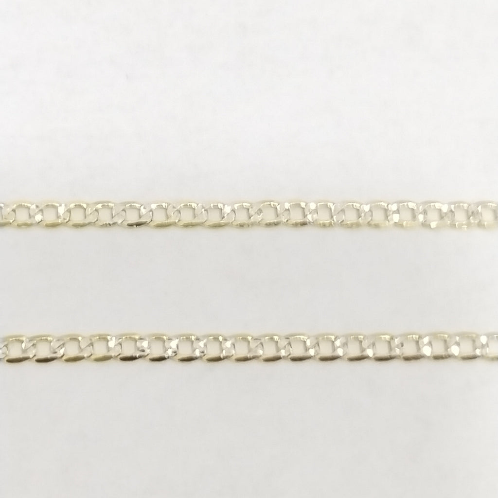 CADENAS BARBADA DIAMANTADA ORO 14K 5.4 (NUEVO)
