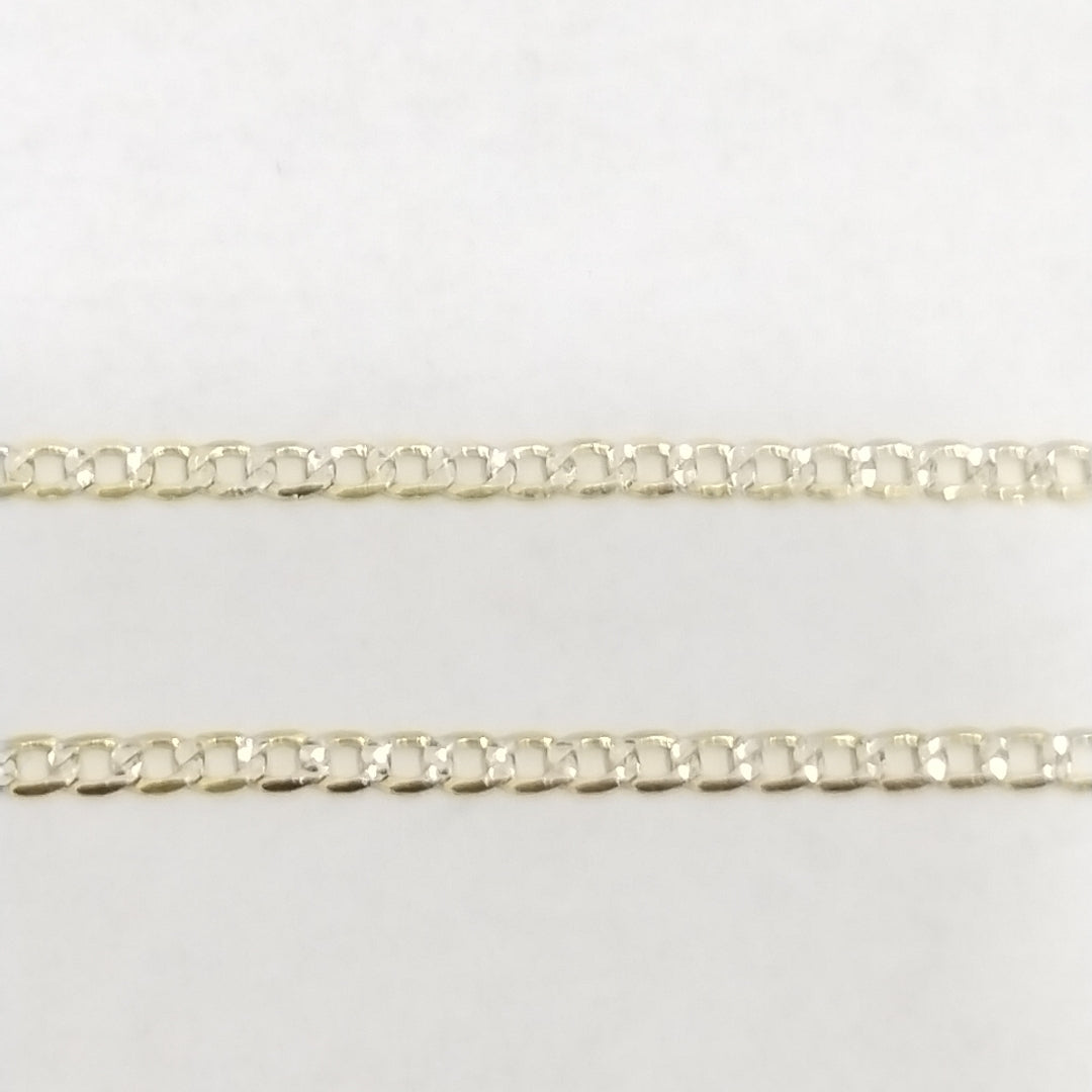 CADENAS BARBADA DIAMANTADA ORO 14K 5.4 (NUEVO)
