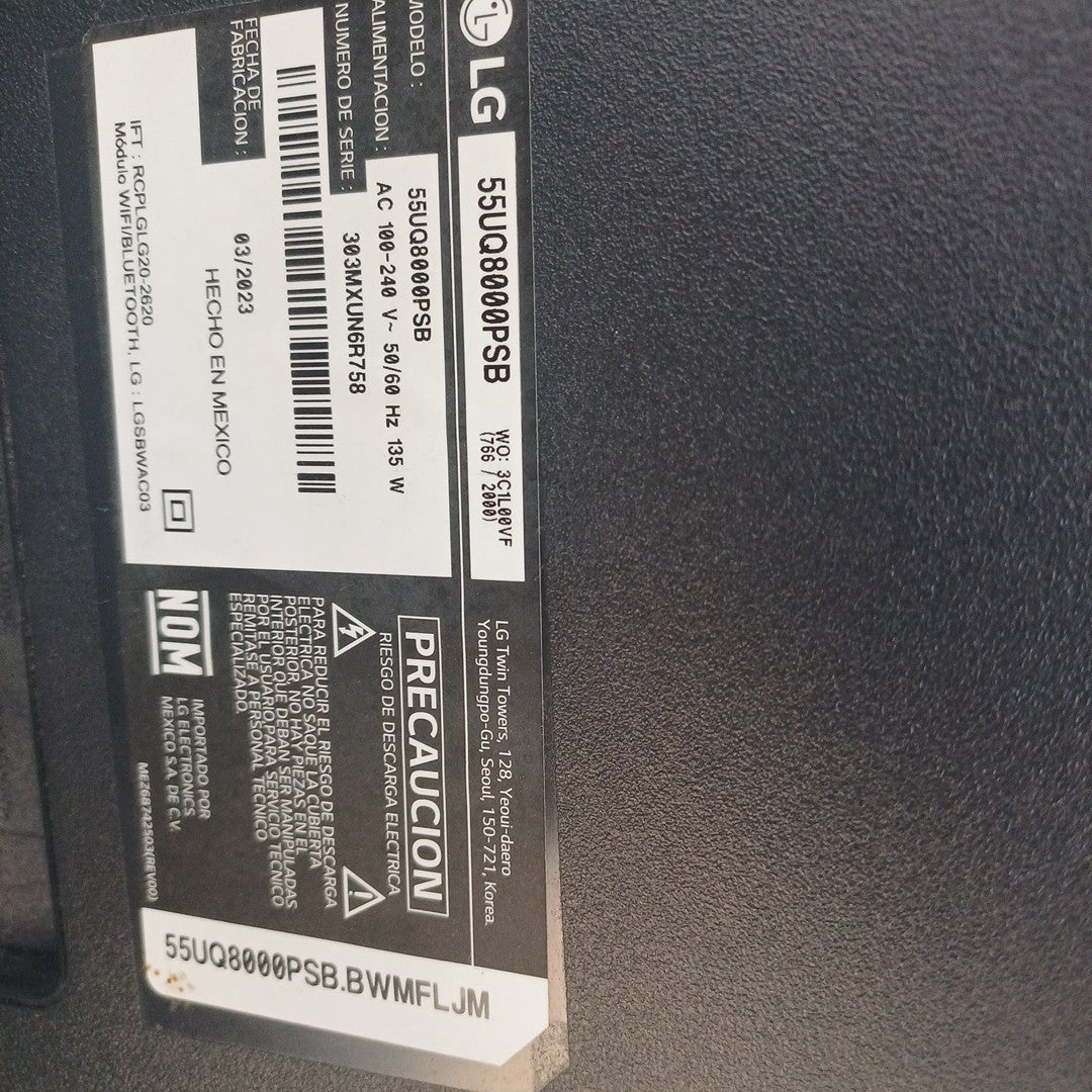 PANTALLA LG 55UQ8000PSB (2023) 55&quot; LED 4K (SEMINUEVO)