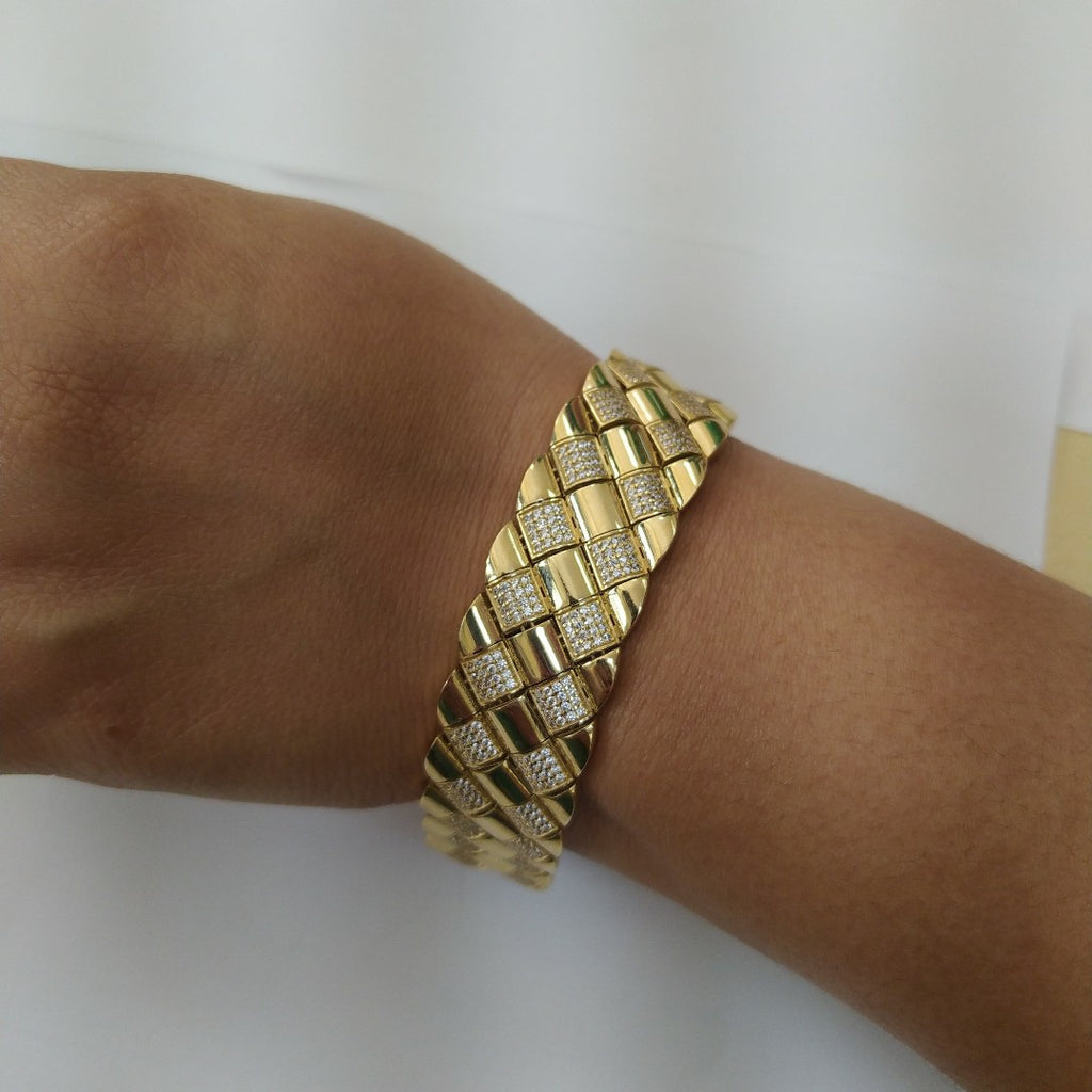 PULSERAS DAMA ORO 14K 36.6 (NUEVO)