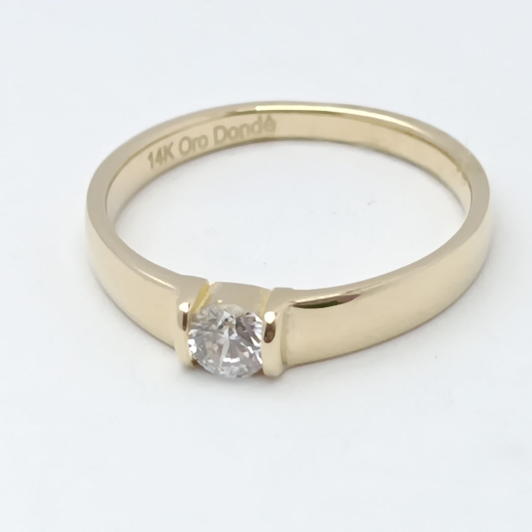 SOLITARIOS ORO 14K 3.1 (NUEVO)