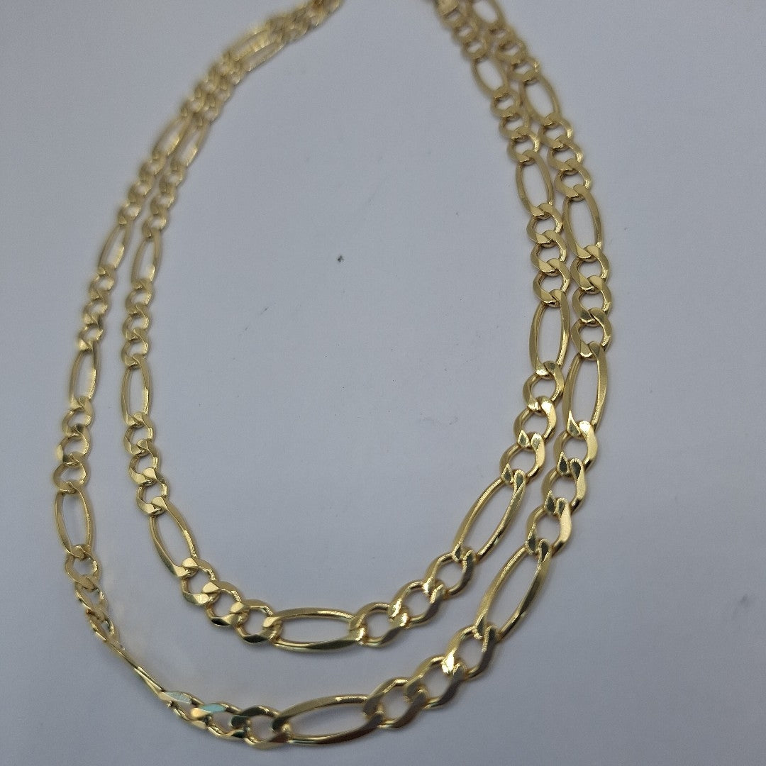CADENAS CARTIER 3*1 AMARILLA ORO 10K 10.7 (NUEVO)