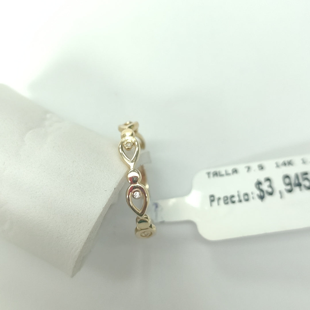 ANILLOS DAMA ORO 14K 1.2 (NUEVO)