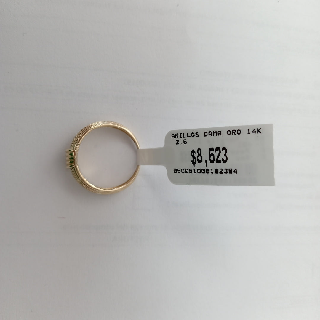 ANILLOS DAMA ORO 14K 2.6 (NUEVO)