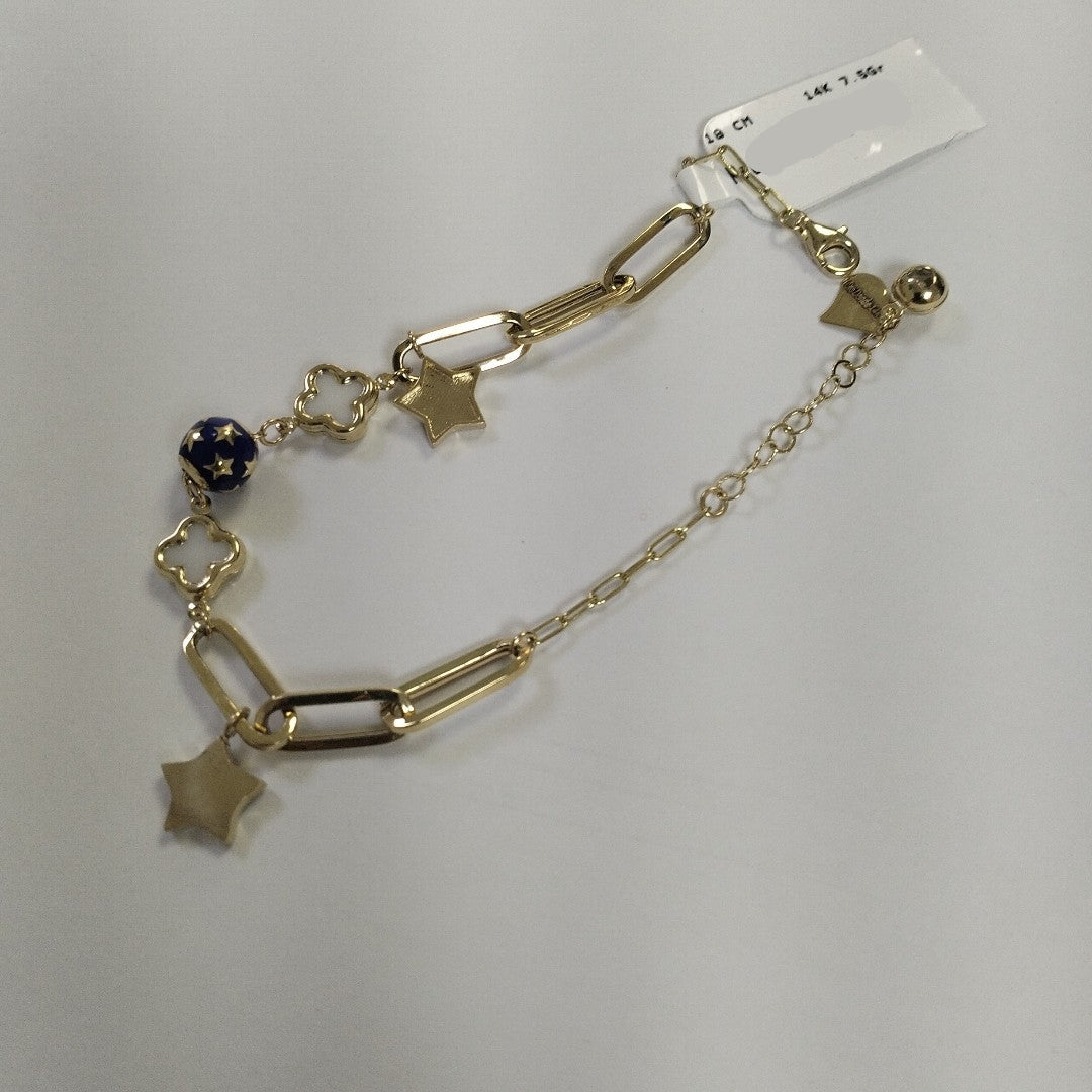 PULSERAS DAMA ORO 14K 7.5 (NUEVO)