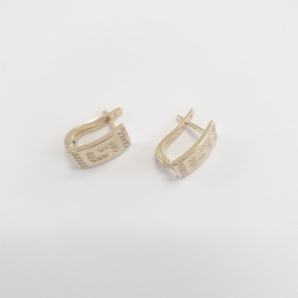 BROQUELES ORO 14K 2.4 (NUEVO)