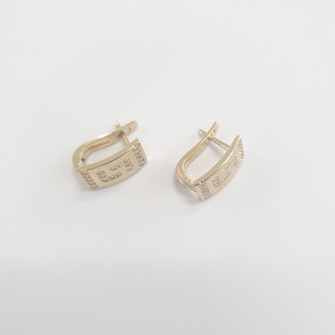 BROQUELES ORO 14K 2.4 (NUEVO)