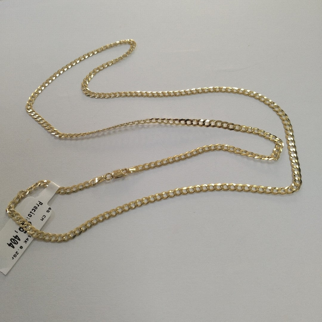 CADENAS BARBADA AMARILLA ORO 14K 8.2 (NUEVO)