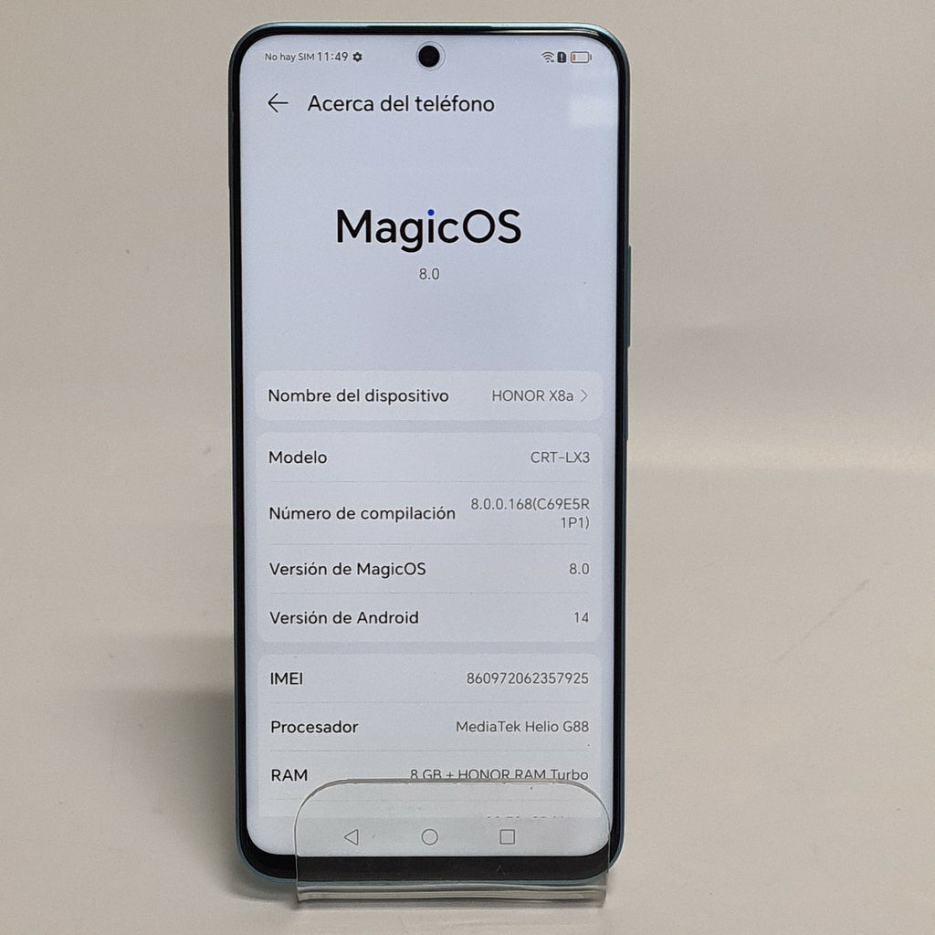 CELULAR HONOR X8A CRT-LX3 (2023) 128 GB 8 GB RAM (SEMINUEVO)
