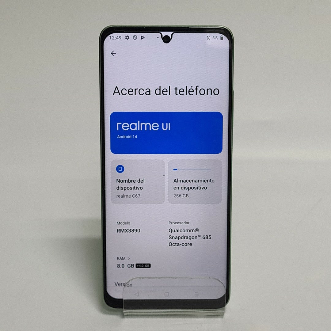 CELULAR REALME C67 RMX3890 (2023) 256 GB 8 GB RAM (SEMINUEVO)