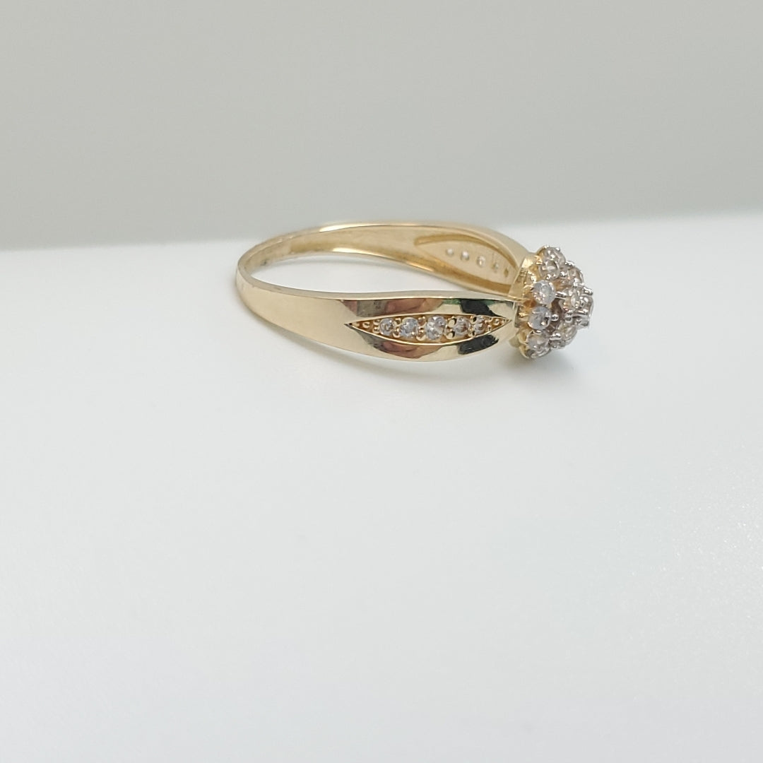 ANILLOS DAMA ORO 14K 2 (NUEVO)