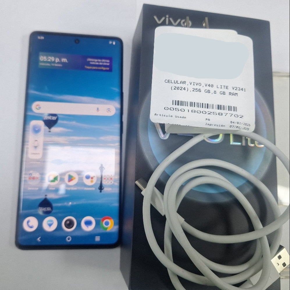 CELULAR VIVO V40 LITE V2341 (2024) 256 GB 8 GB RAM (SEMINUEVO)
