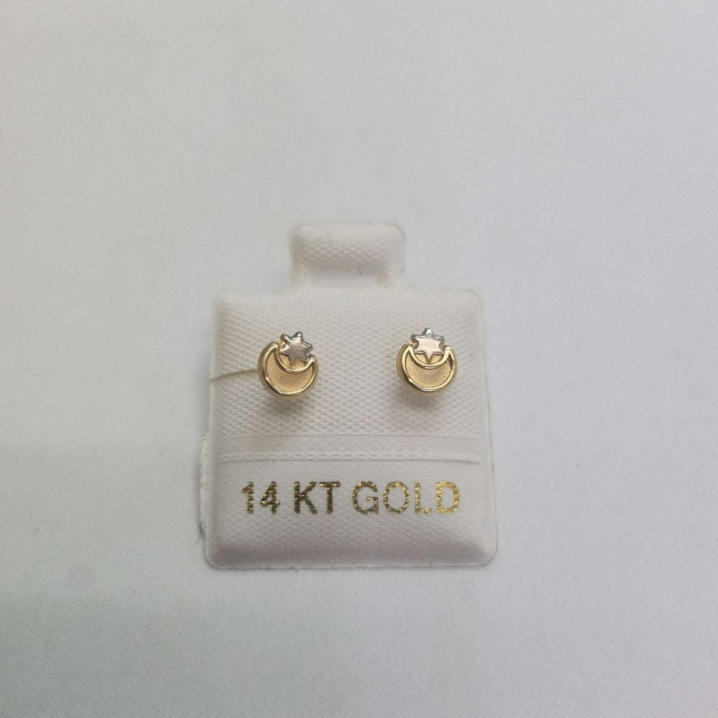 BROQUELES ORO 14K 1 (NUEVO)