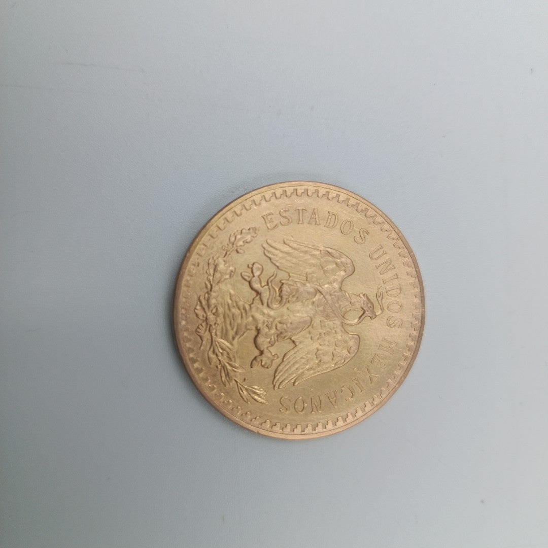 Moneda Centenario Cincuenta Pesos Oro Mexicano 21.6K